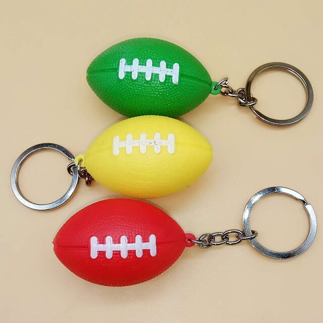 Rugby Soccer Key Chains