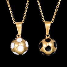 Stainless Steel Football Necklace