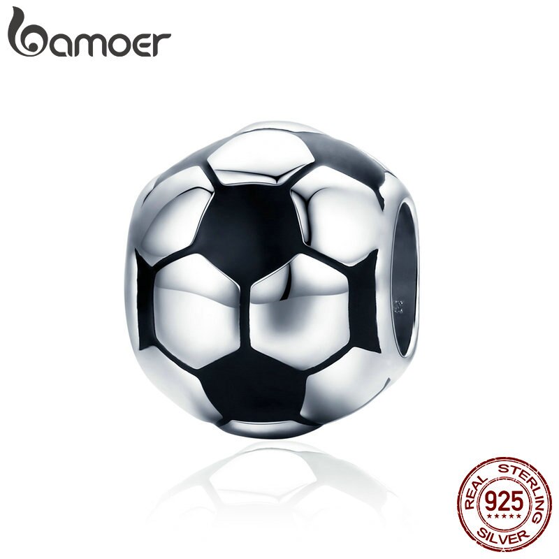 Silver Sport Football Charm